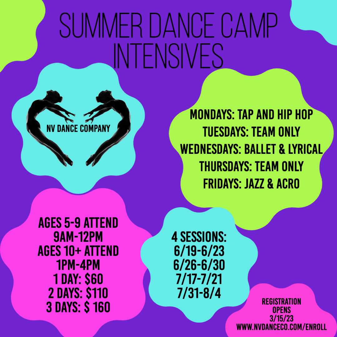 2023 Summer Classes NV Dance Company